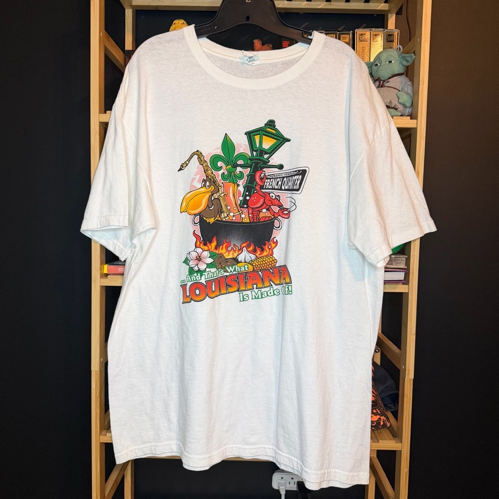 New Orleans That’s what Louisiana is made of Tourist T Shirt XL French Quarter
